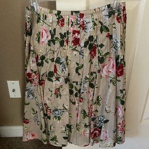 CAbi Floral Skirt